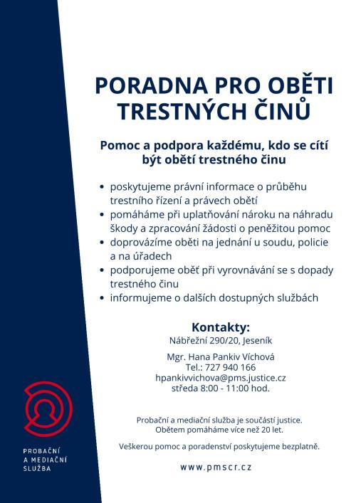  Poradně pro oběti trestných činů v Jeseníku  1
