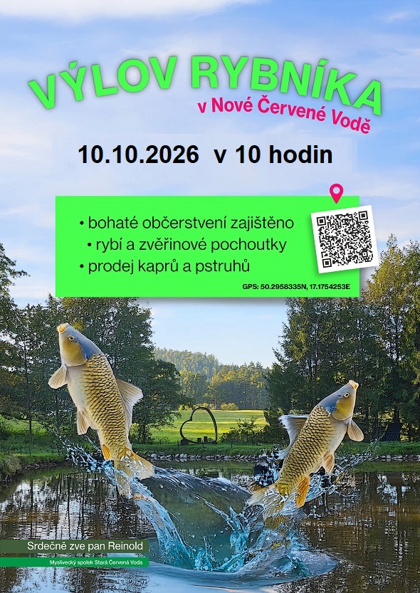 výlov rybníka v Nové Červené Vodě 1